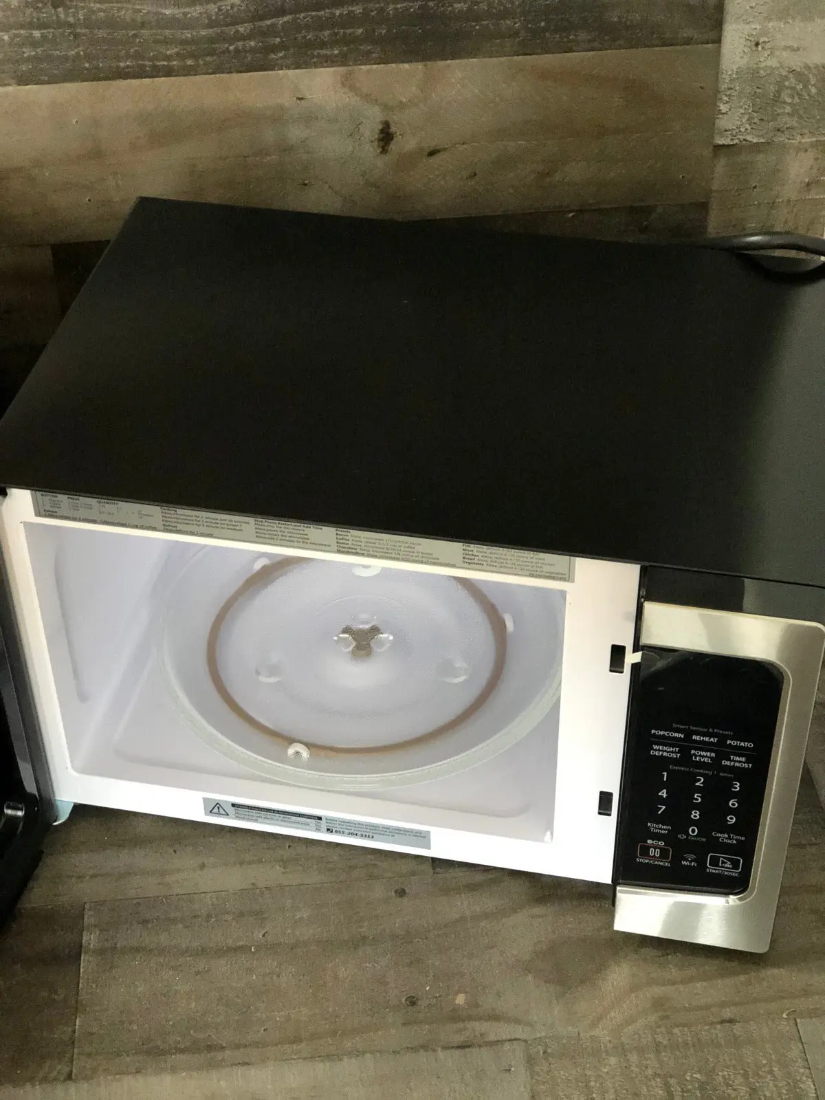 TOSHIBA ML-EM34P(SS) Smart Countertop Microwave, Sensor Reheat, Works With Alexa & Remote Control, Kitchen Essentials, Mute Function&ECO Mode, 1100W, 1.3 Cu Ft, With 12.4