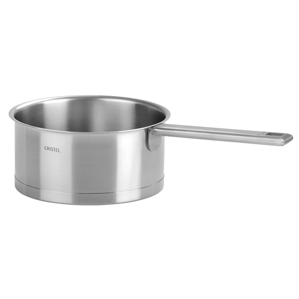 Casserole inox brossé 18cm Cristel