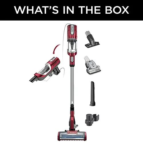 Shark HZ702 Ultralight PetPro Corded Stick Vacuum with PowerFins HairPro Odor Neutralizer Technology, Wine Purple, 0.37 L Capacity