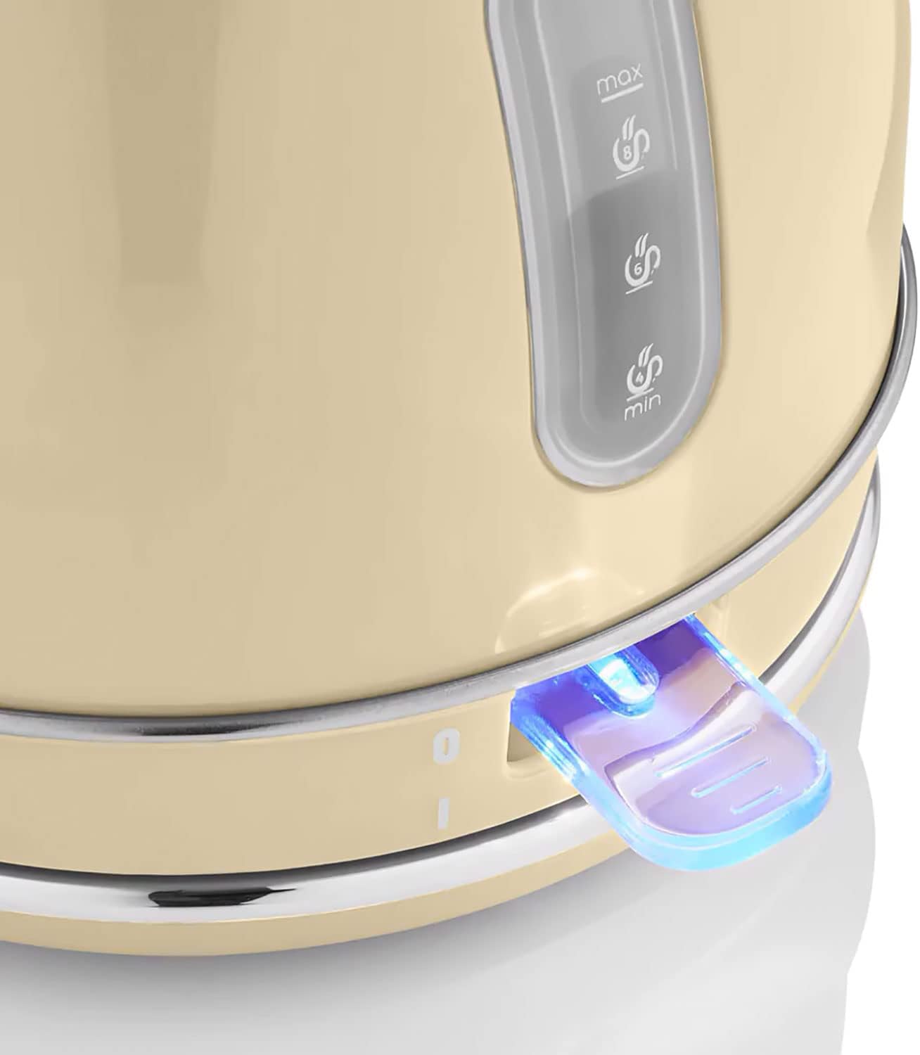 Swan Retro Ensemble Petit-Déjeuner, Bouilloire 1,8 L, Grille-Pain 2 Tranches à Fente Large, Micro-Ondes Numérique 20L, 6 Niveaux de Puissance, Minuteur, Porte Miroir, Design Vintage, Crème