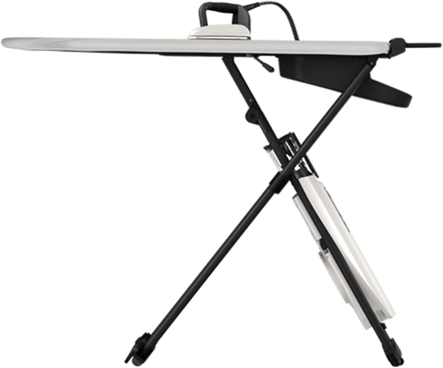 Laurastar Smart I Système de Repassage Avec Fer Professionnel Générateur Vapeur et Table Active Température Unique, Roulettes, Réservoir Amovible