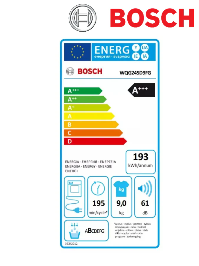 BOSCH WQG245D9FG