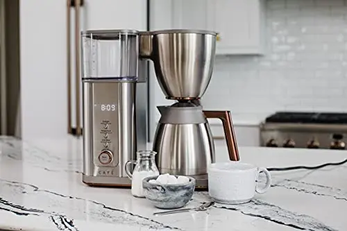 Café Specialty Drip Coffee Maker | 10-Cup Insulated Thermal Carafe | WiFi Enabled Voice-to-Brew Technology | Smart Home Kitchen Essentials | SCA Certified, Barista-Quality Brew | Matte Black