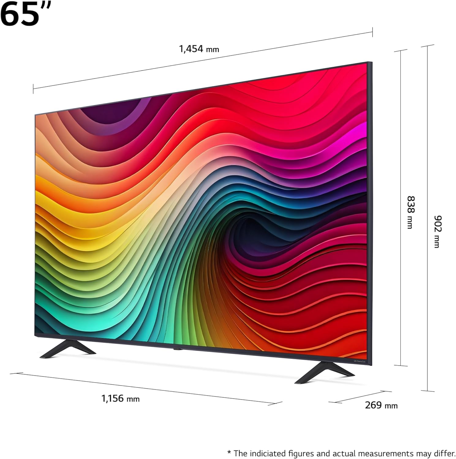 LG TV LED 2024 | 50UT73 | 50 Pouces | UHD | Processeur α5 gen 7 AI 4K, Noir