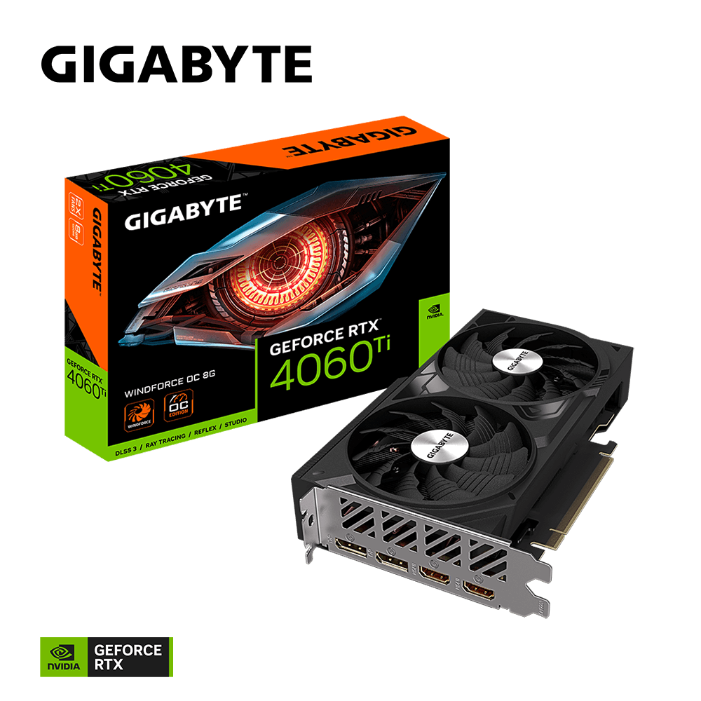 Gigabyte GeForce® RTX 4060 Ti Windforce OC 8G
