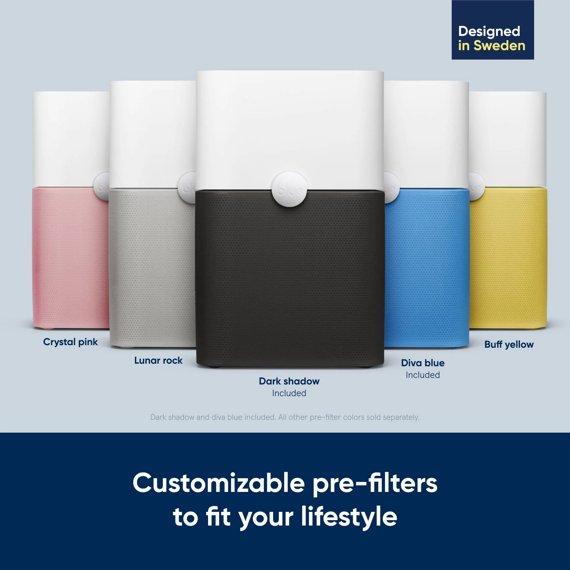 BLUEAIR Air Purifiers for Large Home Room, HEPASilent Air Purifiers for Bedroom, Pets Allergies Virus Air Cleaner for Dust Mold, Blue Pure 311i+ Max