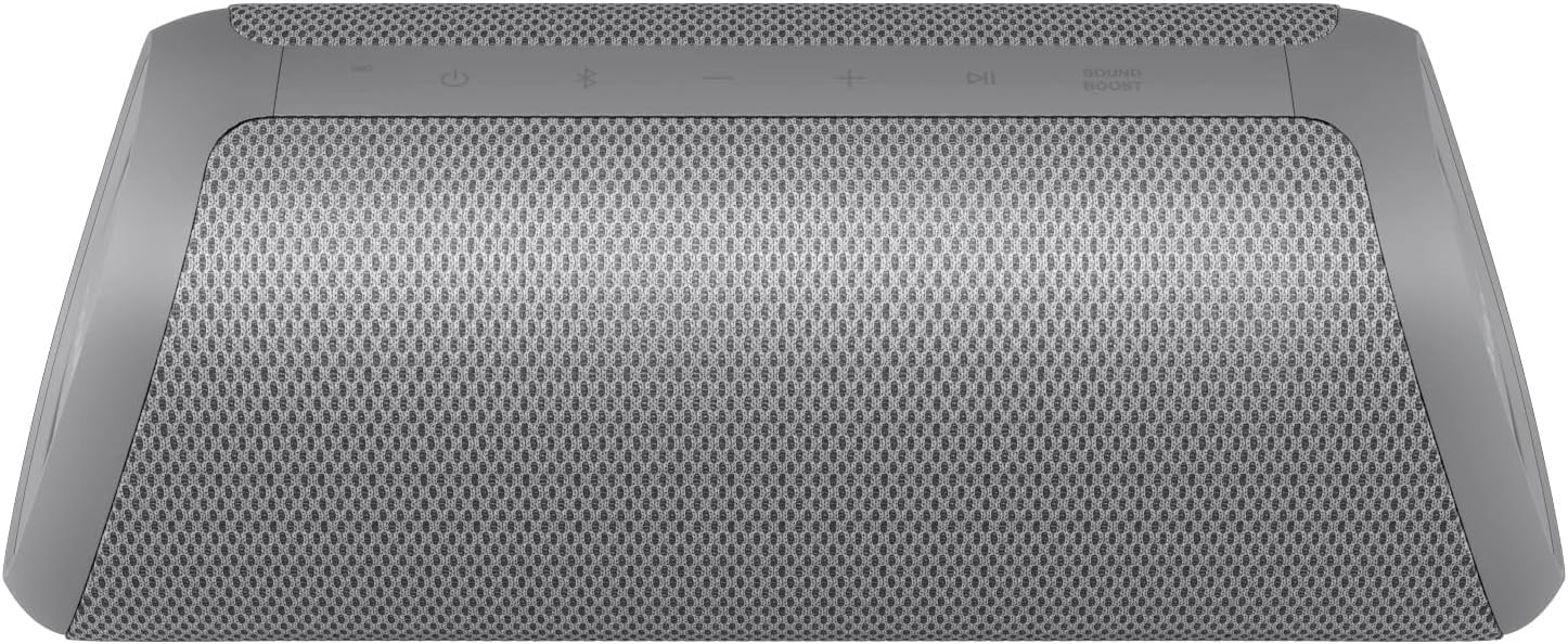 LG, Enceinte Bluetooth puissante, Portable, Enceinte Bluetooth Lumineuse, XBOOM 360°, Éclairage Personnalisable, Jusqu'à 24h d'autonomie, Enceinte Bluetooth Design, DXO2T