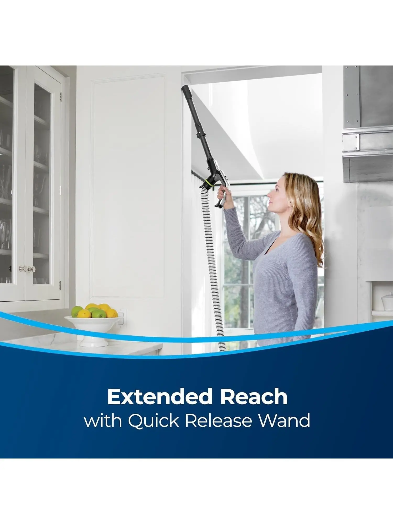 BISSELL Pet Hair Eraser Turbo Plus Lightweight Upright Vacuum Cleaner, Grapevine Purple With Electric Green Accents