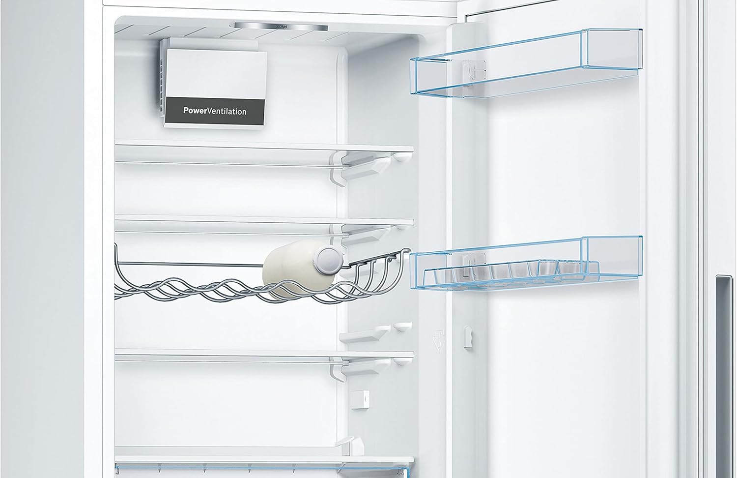 Bosch KGV33VWEAS, Série 4, Réfrigérateur congélateur, Pose libre, 176 x 60 cm, 195 L / 94 L, Blanc