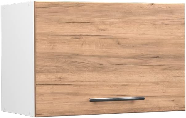 Vicco Meuble pour Four Fame-Line, Blanc Haute Brillance/Blanc, 60 cm avec étagères Ouvertes