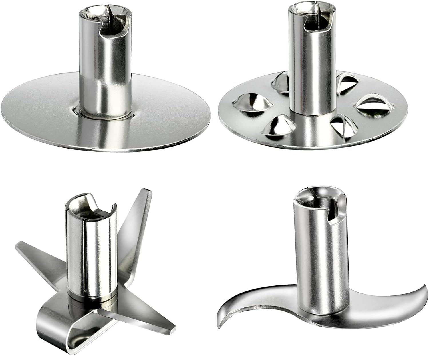 bamix Set avec mixeur plongeant M350 MAXX avec couteau étoile et hachoir, disques fouet et mélangeur en inox, 350 W, 2 vitesses, Fabriqué en Suisse, Noir/Chromé
