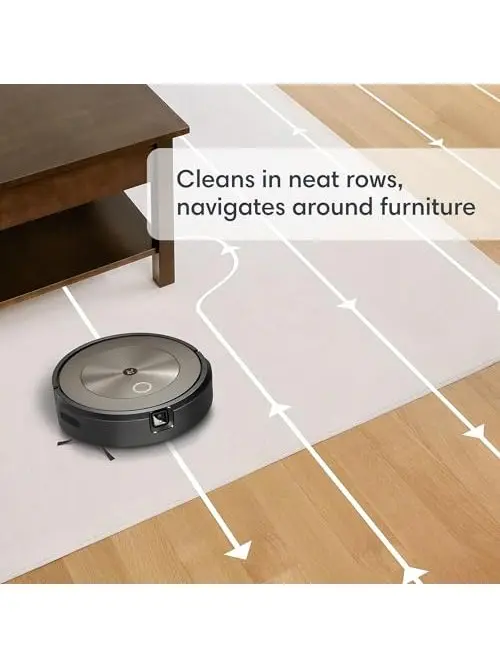 iRobot Roomba j7+ (7550) Self-Emptying Robot Vacuum – Avoids Common Obstacles Like Socks, Shoes, and Pet Waste, Empties Itself for 60 Days, Smart Mapping, Works with Alexa
