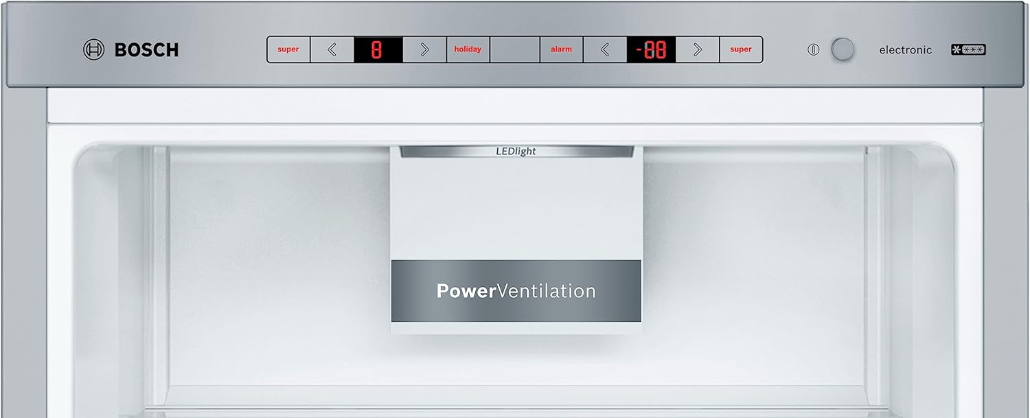 Bosch KGE39ALCA- Série 6, Réfrigérateur combiné pose-libre, 201 x 60 cm, Inox