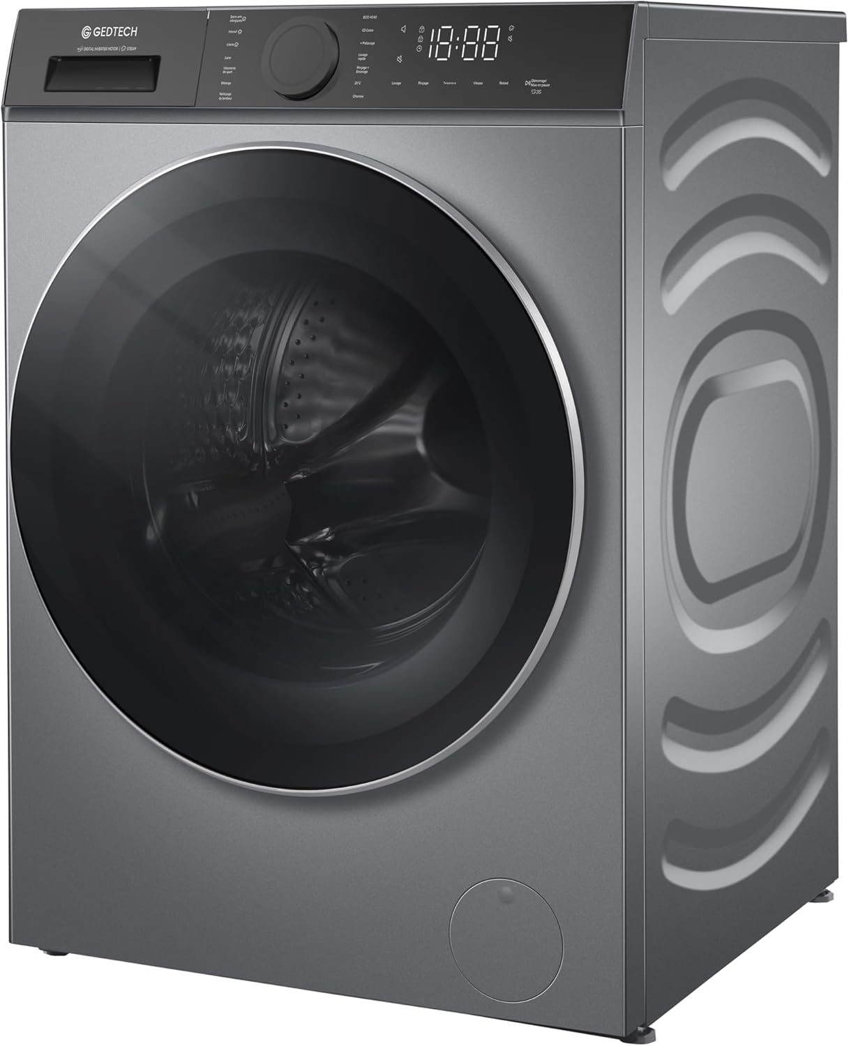 Lave-linge frontal GEDTECH GLL71200WH - 7 Kgs - 1400 tr/mn - 16 programmes - Eco - Intensif - Rapide – Très Faible conso