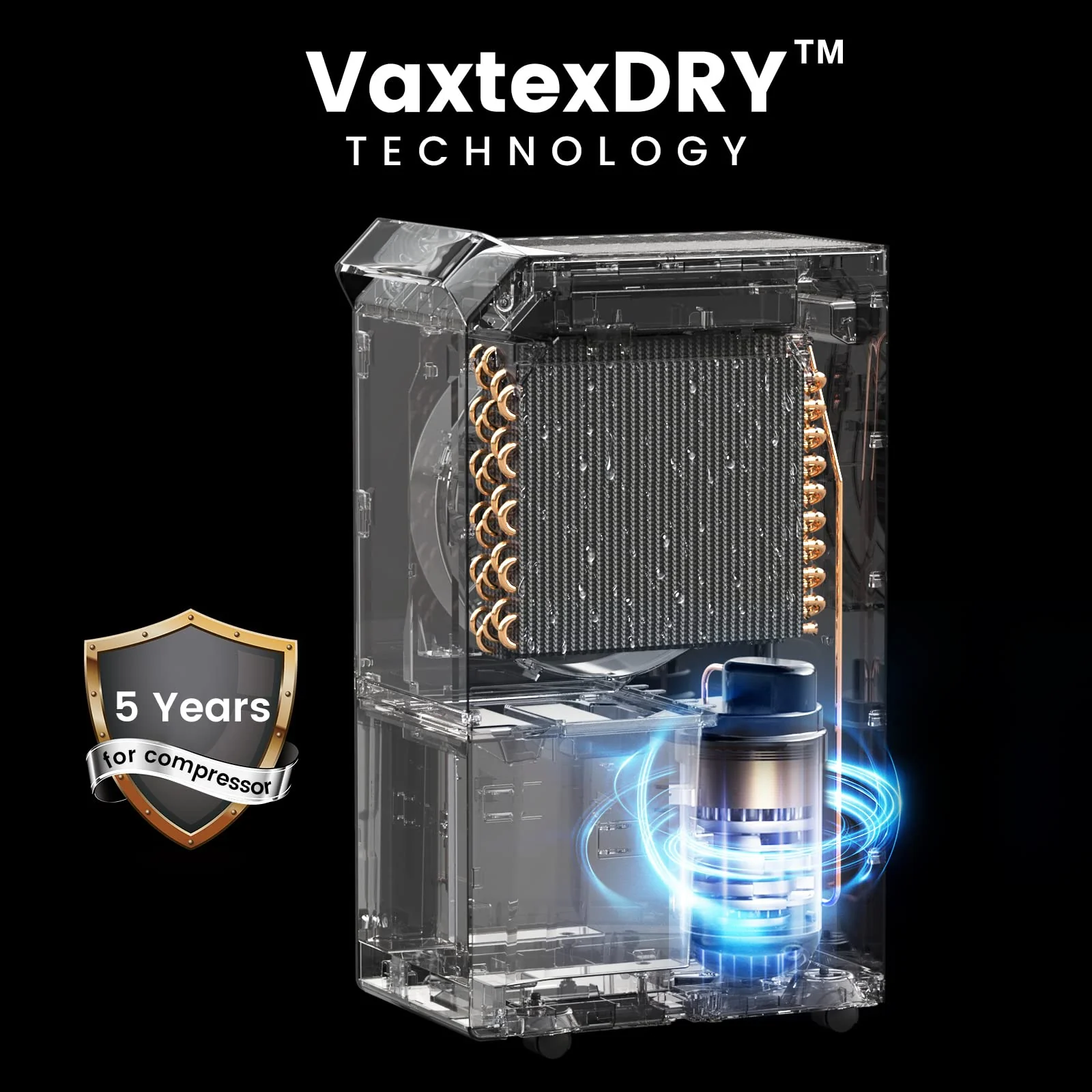 Vellgoo 4,500 Sq.Ft Energy Star Dehumidifier for Basement