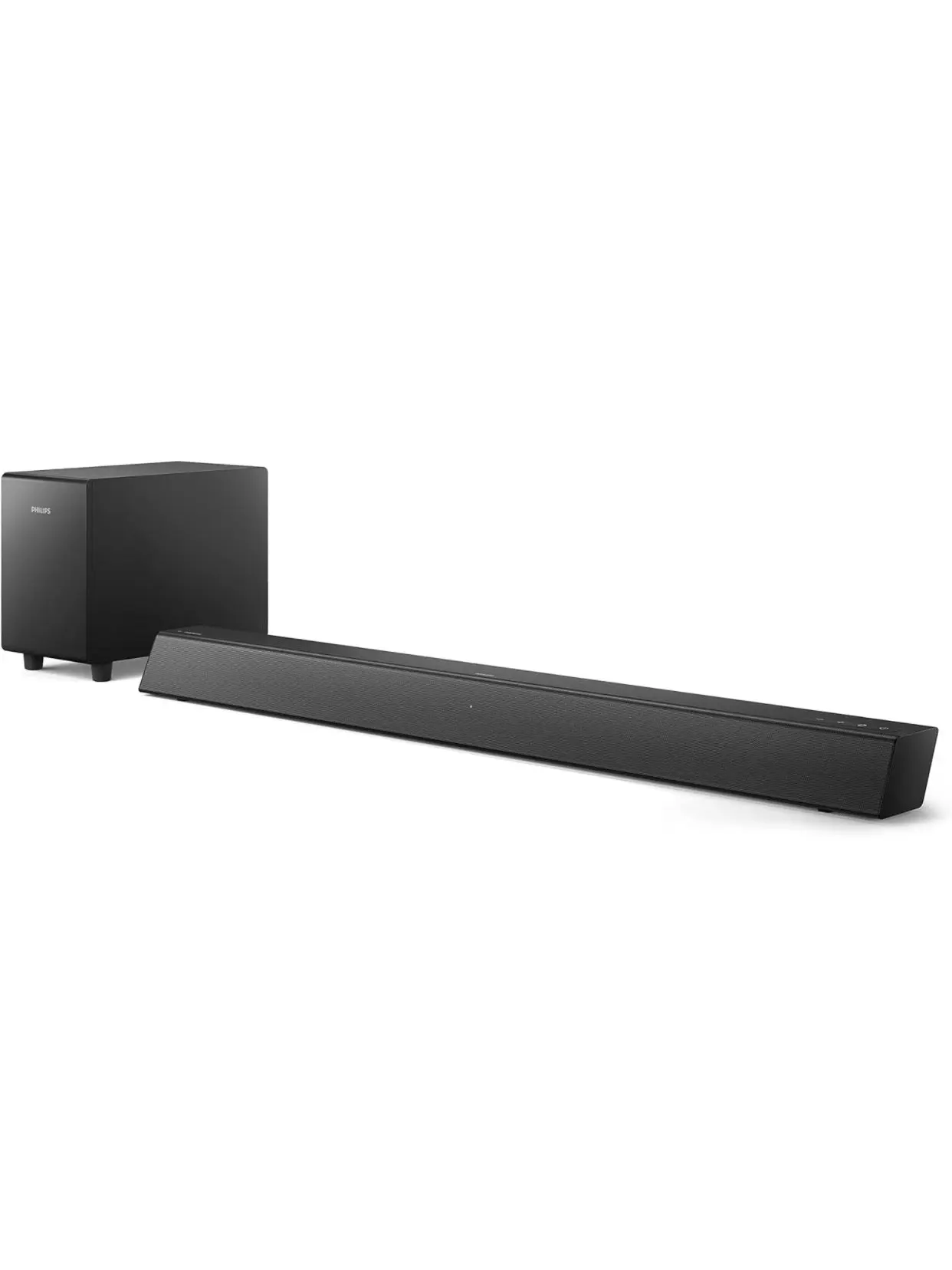 PHILIPS B5306 2.1-Channel Soundbar with Wireless Subwoofer & Roku TV Ready, Black