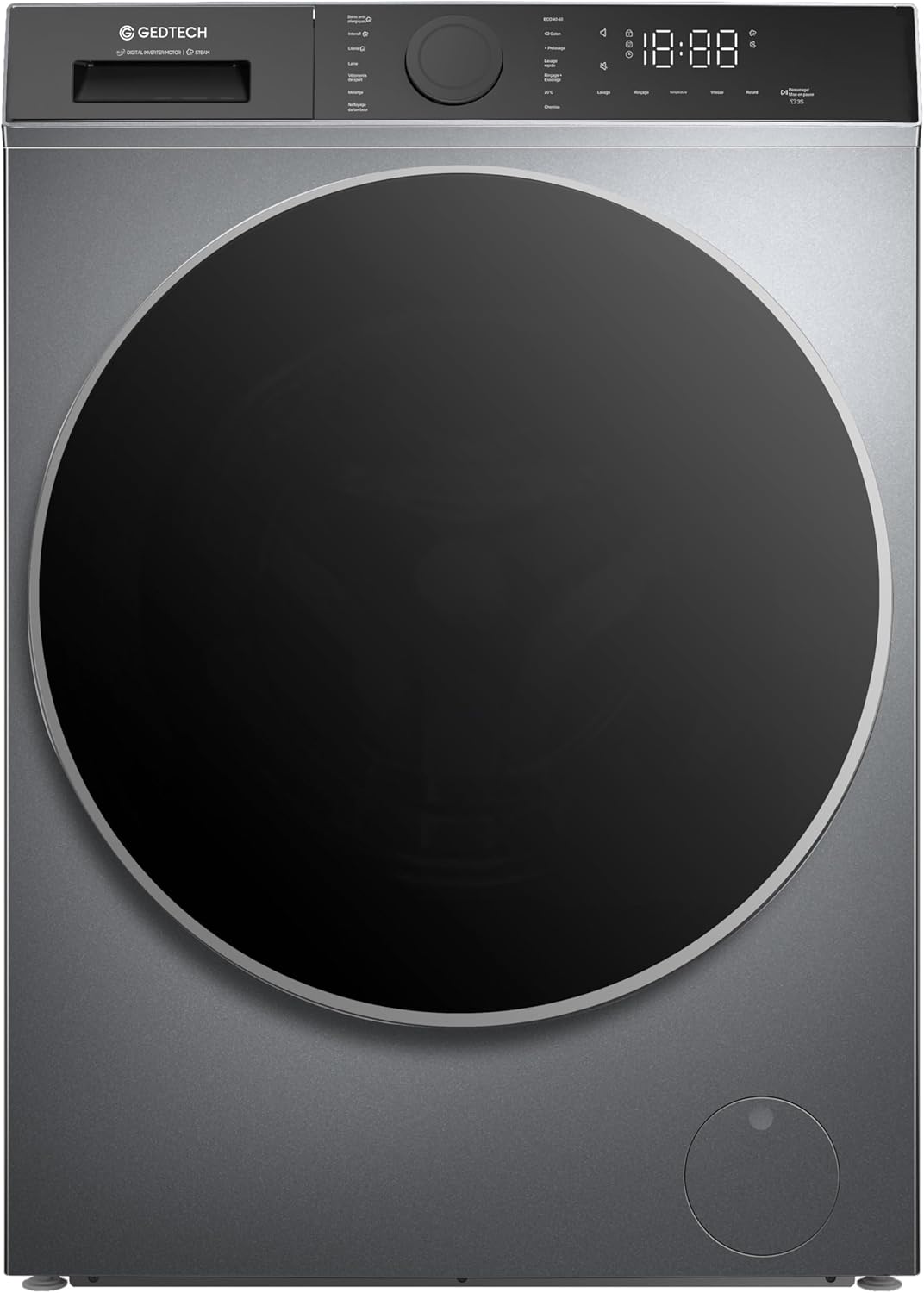 Lave-linge frontal GEDTECH GLL71200WH - 7 Kgs - 1400 tr/mn - 16 programmes - Eco - Intensif - Rapide – Très Faible conso