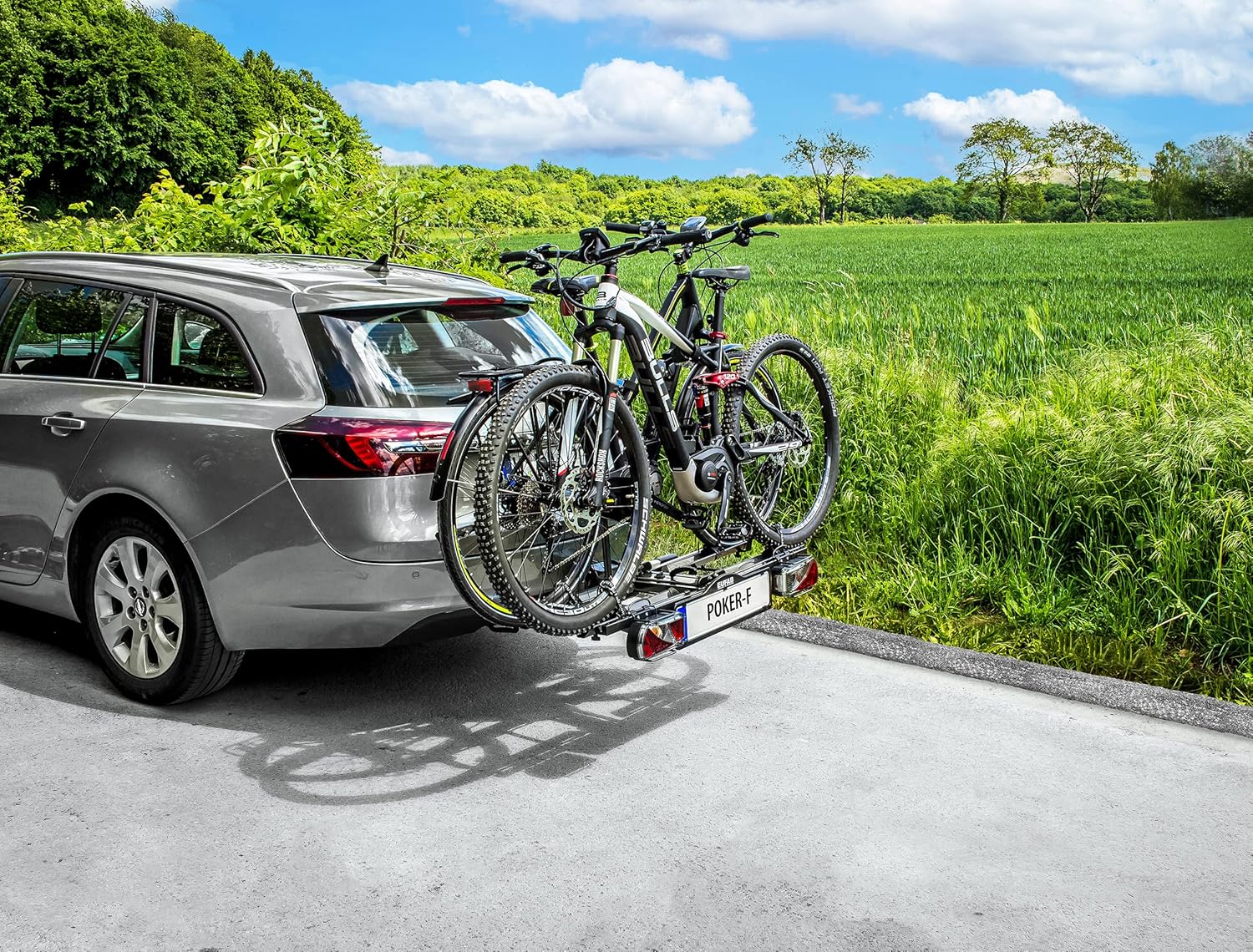 EUFAB 12010LAS Porte-vélo Pliable Raven pour 2 vélos