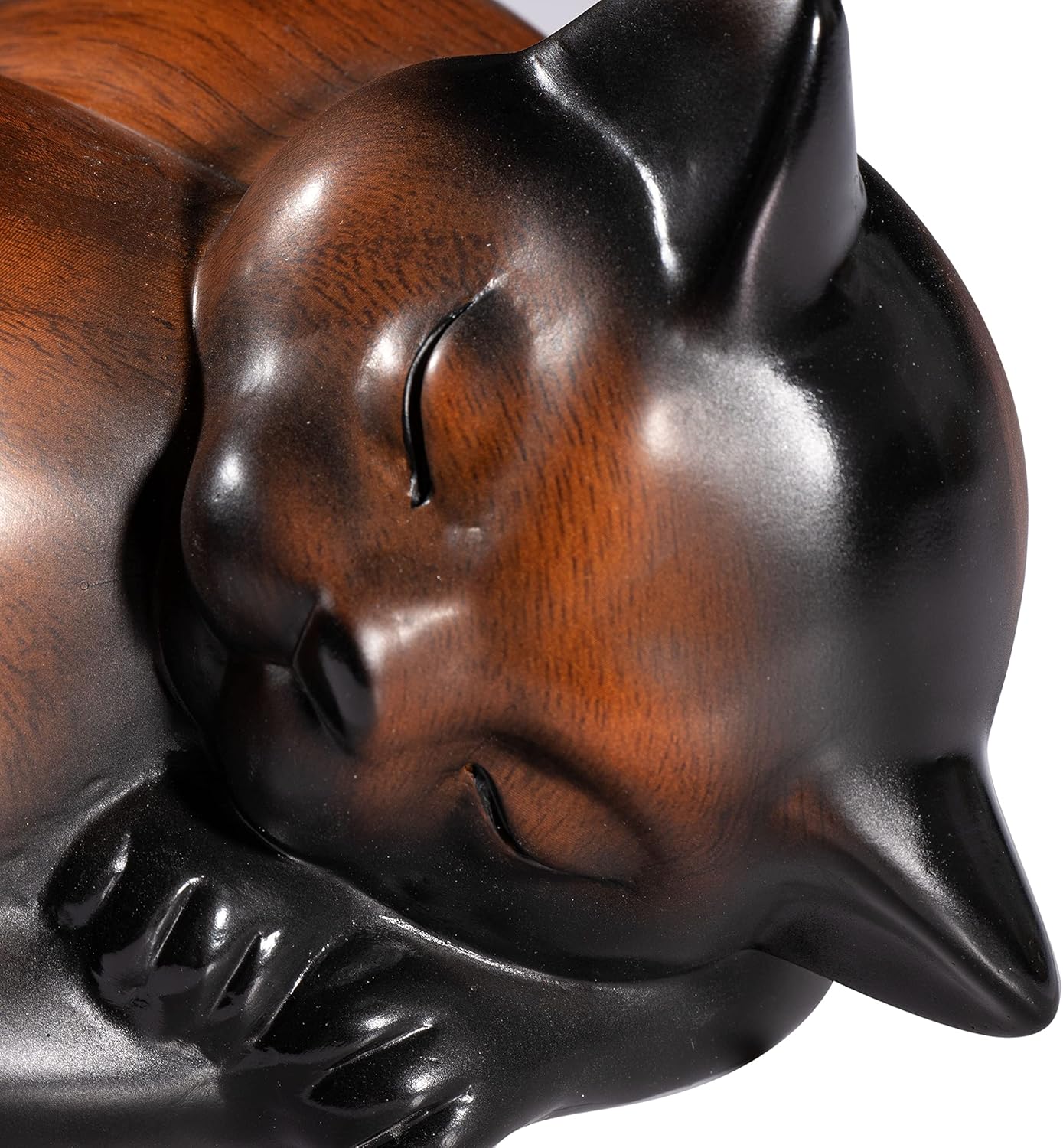 Kriss Art Urne pour animal de compagnie, urne de crémation en résine pour chat, urne pour cendres, urne pour petit animal