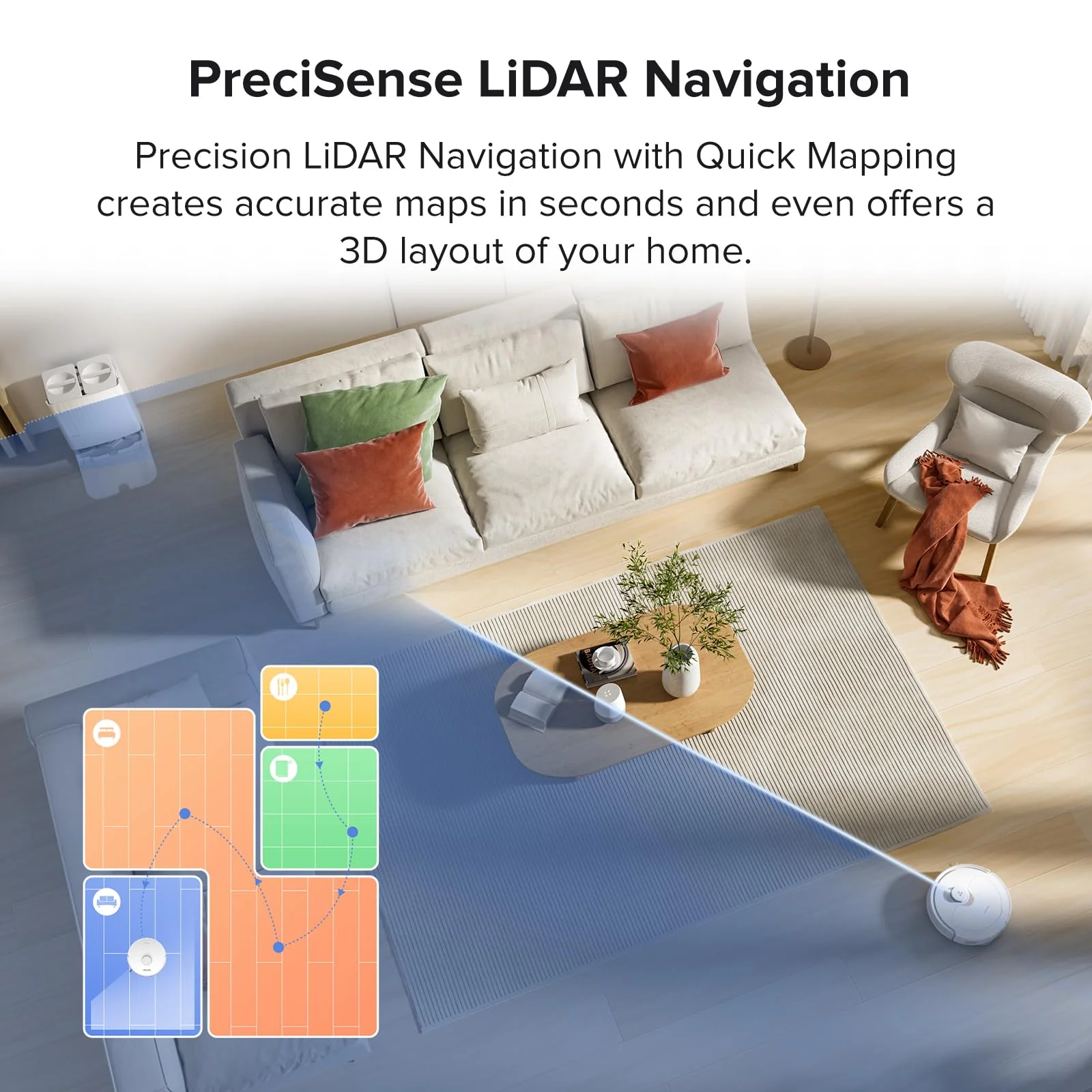 roborock Q Revo Robot Vacuum and Mop, Auto-Drying, Auto Mop Washing, Dual Spinning Mops, Auto Mop Lifting, Self-Refilling, Self-Emptying, Reactive Tech Obstacle Avoidance, 5500Pa Suction, Black