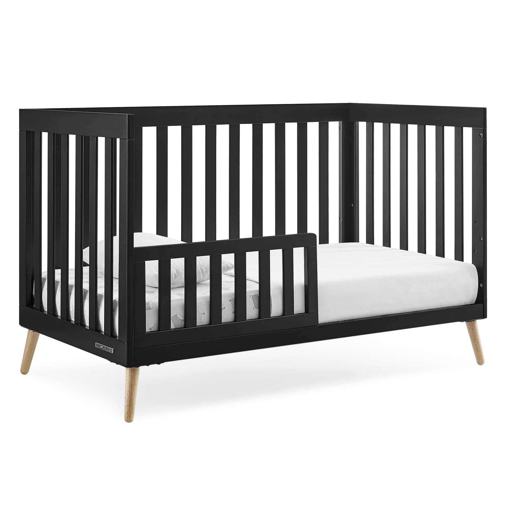 Essex 4-in-1 Convertible Baby Crib with Toddler Mattress