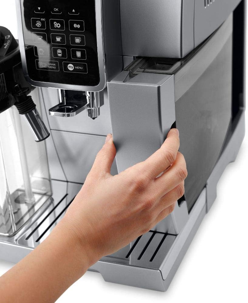 De'Longhi Dinamica Machine a Café Grain ECAM350.55.B Cappuccino et Expresso, 1.8L, Noir
