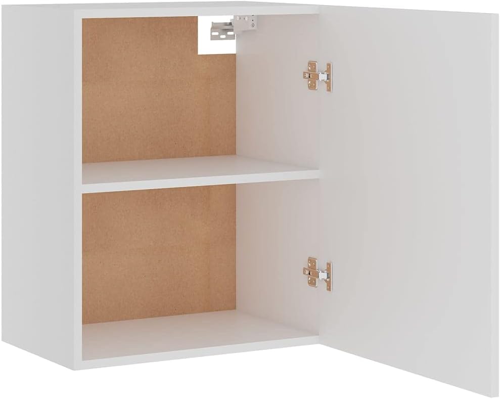 vidaXL Armoire à Micro-Ondes Placard Armoire de Rangement Meubles de Cuisine avec 4 Etagères Intérieur Maison Gris Béton 60x57x207 cm Aggloméré