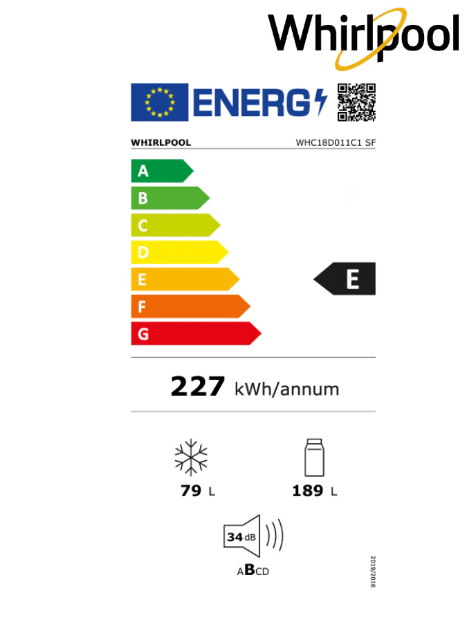 Whirlpool WHC18D011C1