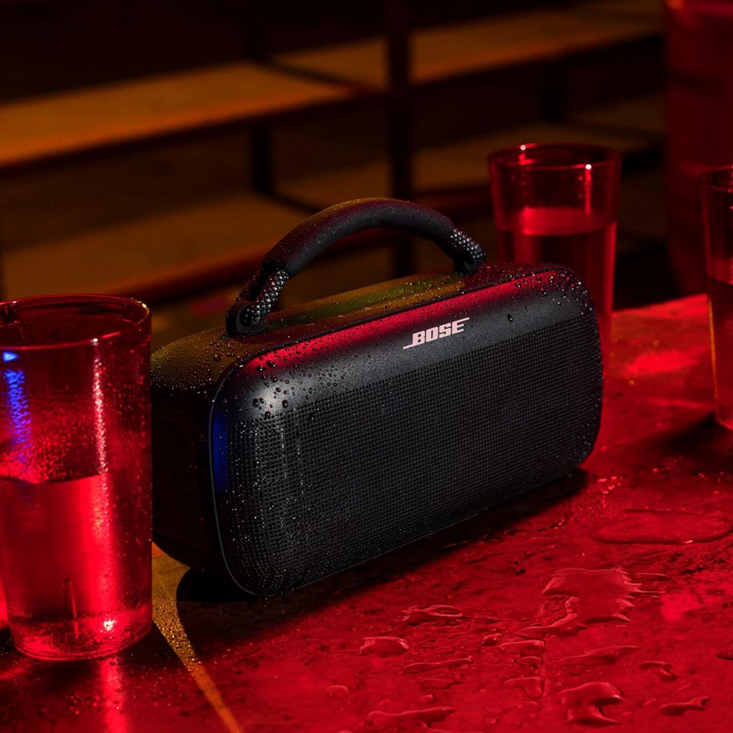 Bose Enceinte Portable Soundlink Max, Grosse Enceinte Bluetooth étanche, Jusqu’à 20 Heures d’autonomie, USB-C, entrée AUX 3,5 mm intégrée, Noir