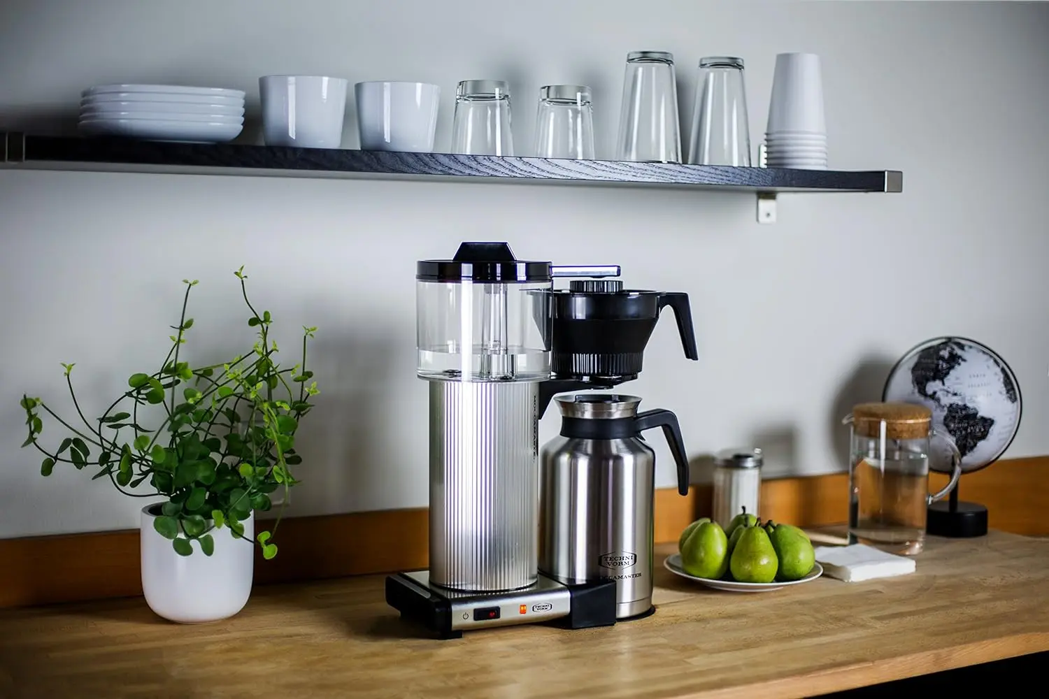 Technivorm Moccamaster 39340 CDT Grand Coffee Maker, 60 Ounce, Silver