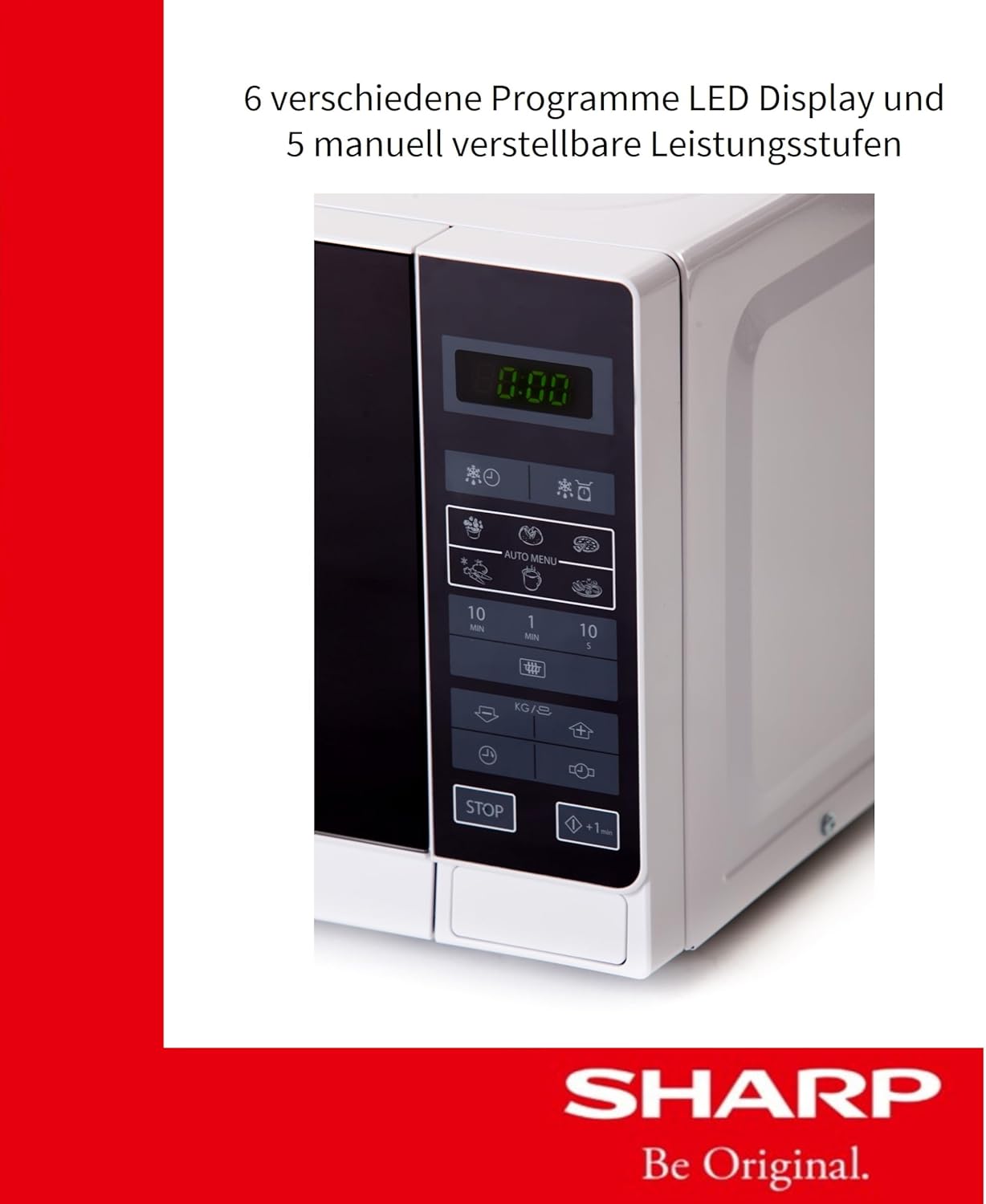 Sharp R-242WW Micro-ondes Solo 20 litres - Blanc