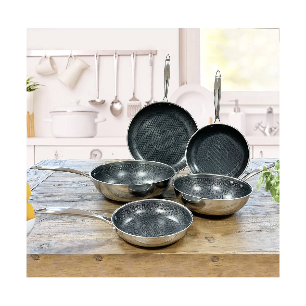 Virtuo - Lot de 2 poêles 24-28cm Cuisinox