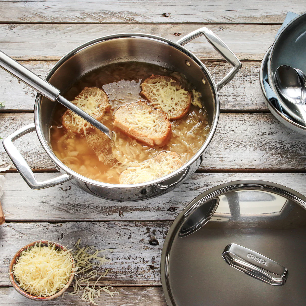 Faitout inox Castel'Pro 16cm Cristel