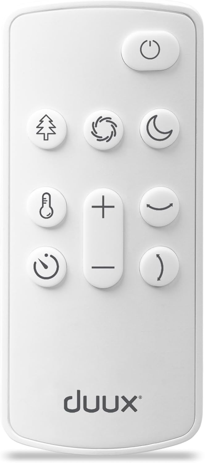 Duux whisper Flex Ultimate Blanc - Ventilateur sur pied - Ventilateur silencieux sur pied avec mode nuit et minuterie - Contrôle télécommande et smartphone - Batterie incluse