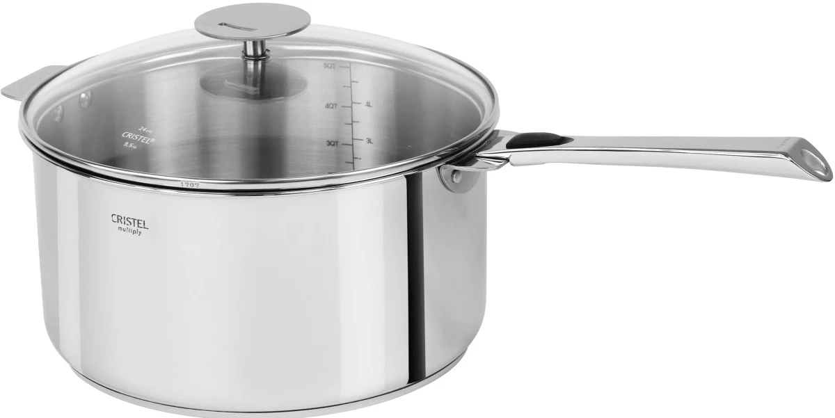Faitout inox Casteline amovible 26cm Cristel