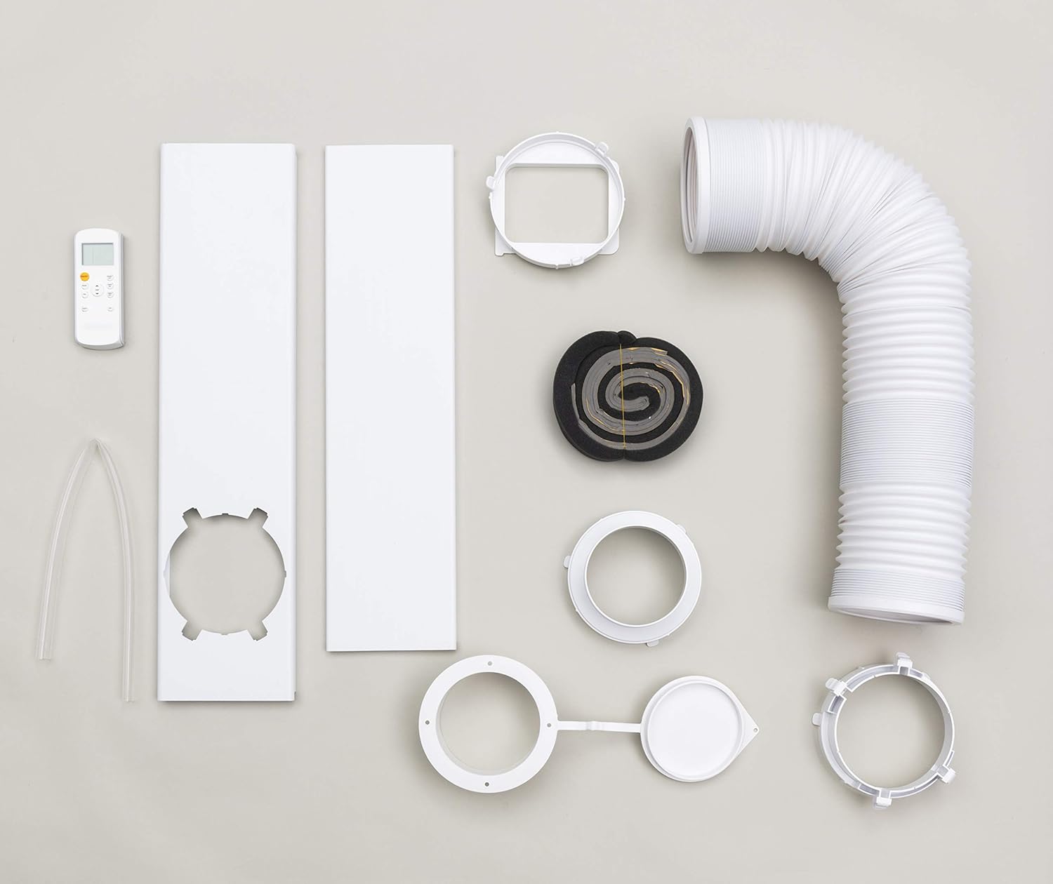 Olimpia Splendid-02265 Dolceclima Compact 8X- Climatiseur portable 3-en-1 : Refroidissement, ventilation, déshumidification, 8 000 Btu/H, 2.1 Kw, Gaz R290, blanc-pour les pièces jusqu'à 60m³