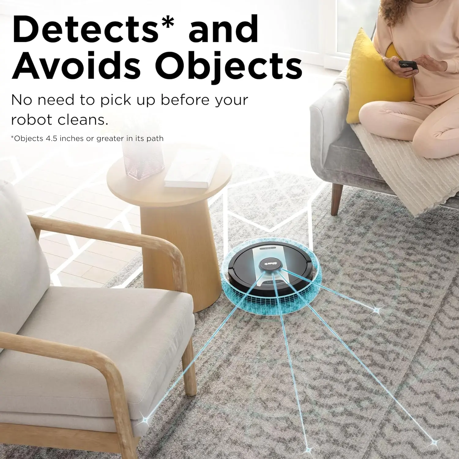 Shark RV2410WD IQ 2-in-1 Robot Vacuum and Mop with Row-by-Row Cleaning, Perfect for Pet Hair, Compatible with Alexa, Black/Bronze, Black/Gold, No Self-Empty Base