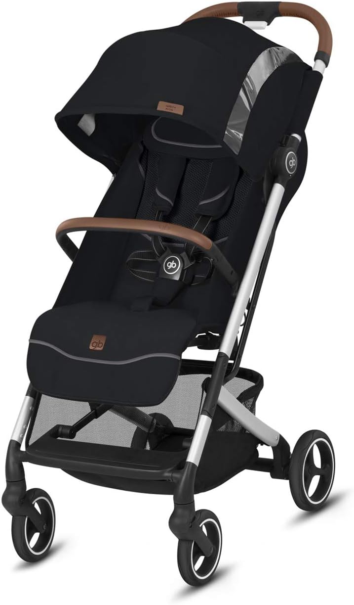 Poussette citadine Qbit + Velvet Black - Good Baby Gold
