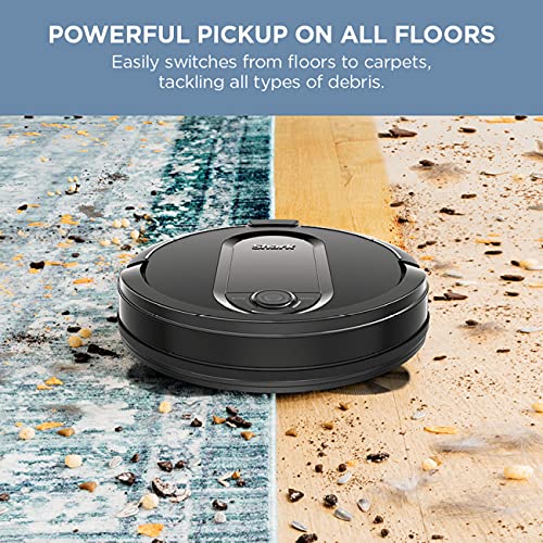 Shark RV2502AE AI Ultra Robot Vacuum with XL HEPA Self-Empty Base, Bagless, 60-Day Capacity, LIDAR Navigation, Smart Home Mapping, UltraClean, Perfect for Pet Hair, Compatible with Alexa, Black