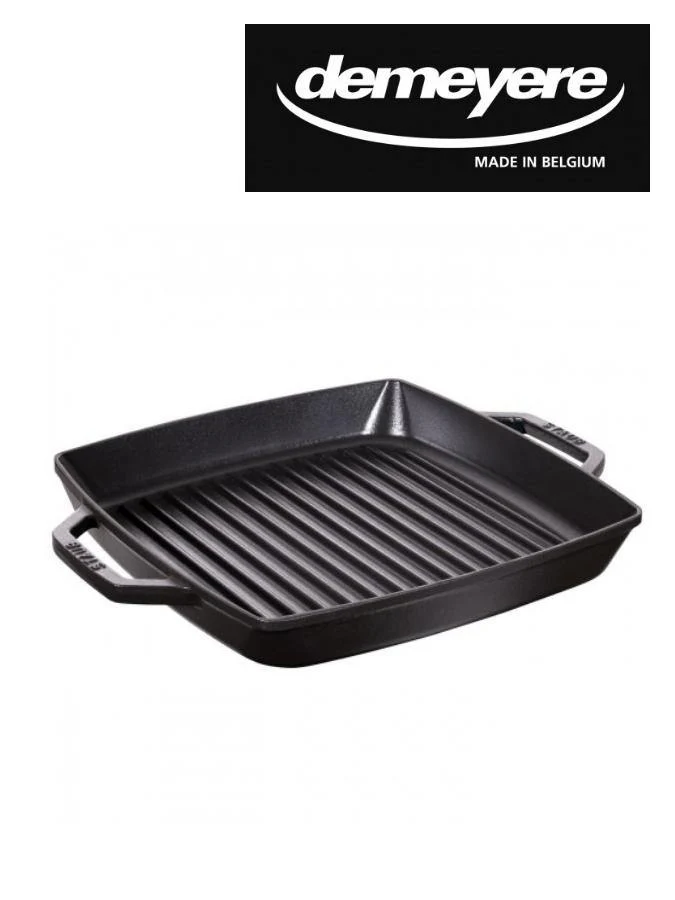 STAUB GRILL PANS POÊLE À GRILLER BLACK MATT