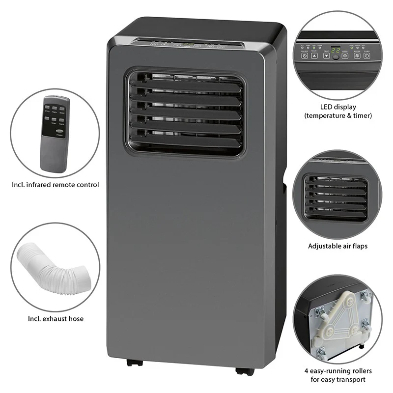 Climatiseur mobile de 8000 BTU classe énergétique A CL3672 Clatronic