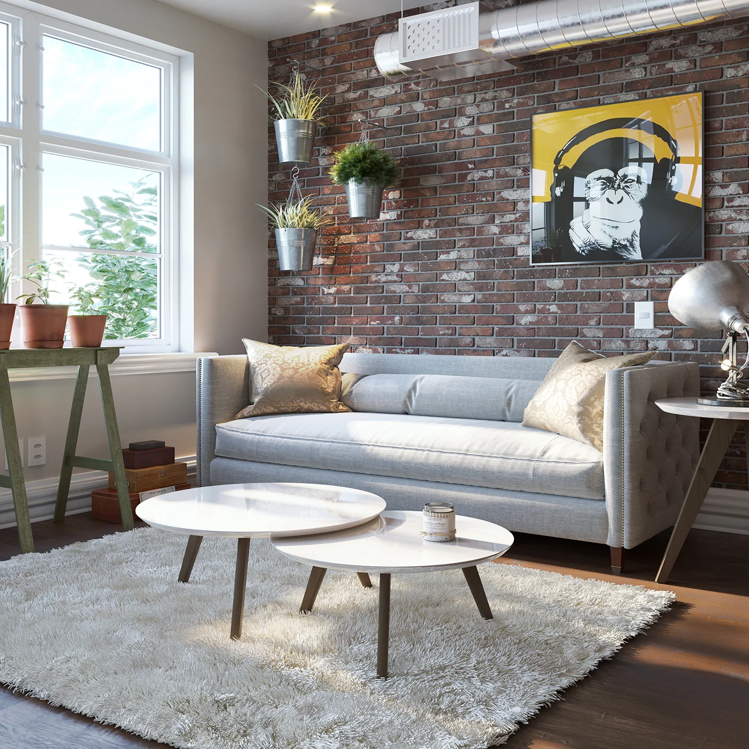 TABLE MESSA CLASSIC CENTRO REDONDA OFF WHITE 60211