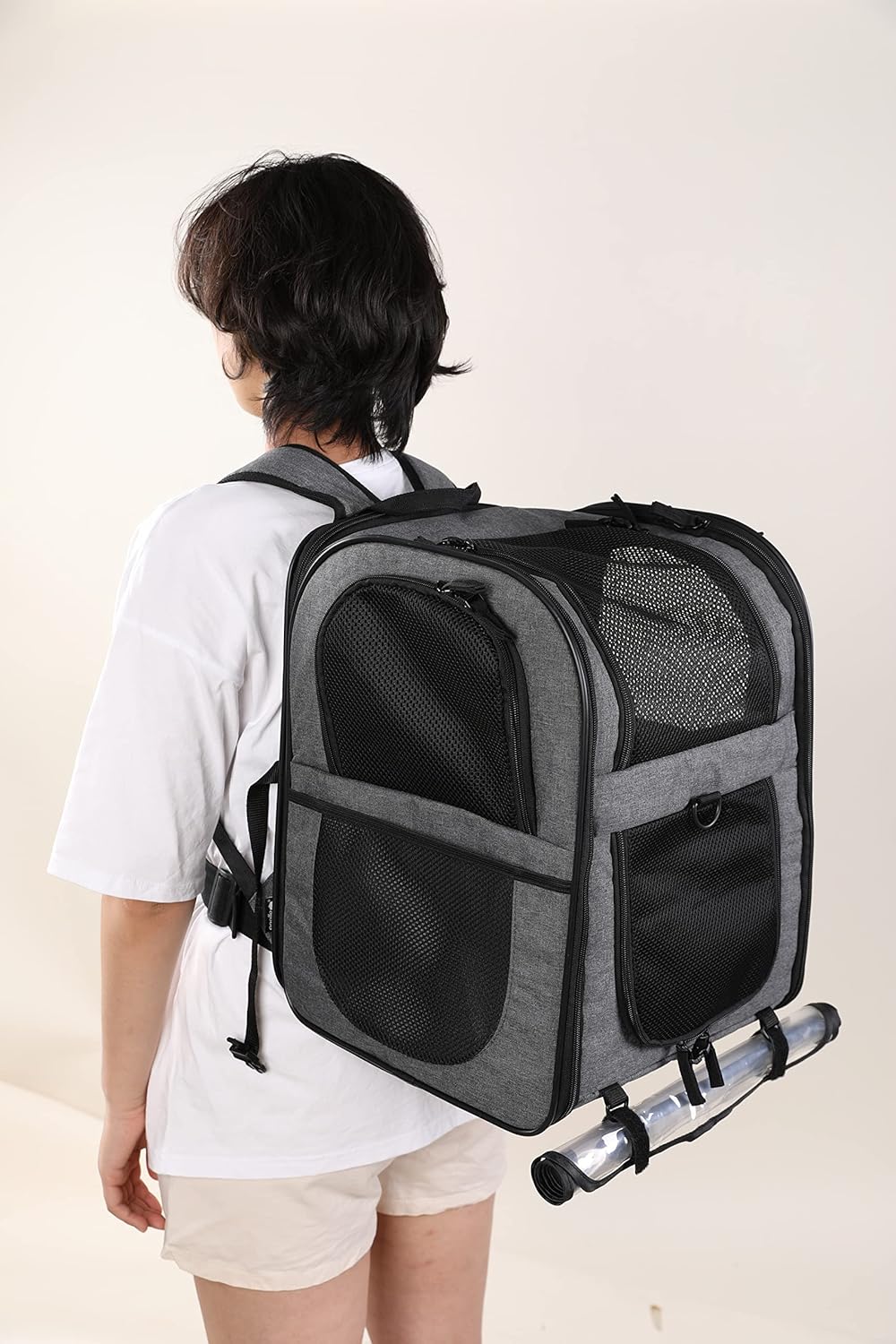 apollo walker Sac à dos pour animaux de compagnie, sac de transport pour chiens et chats de 2 à 12 kg, souple, vert armée