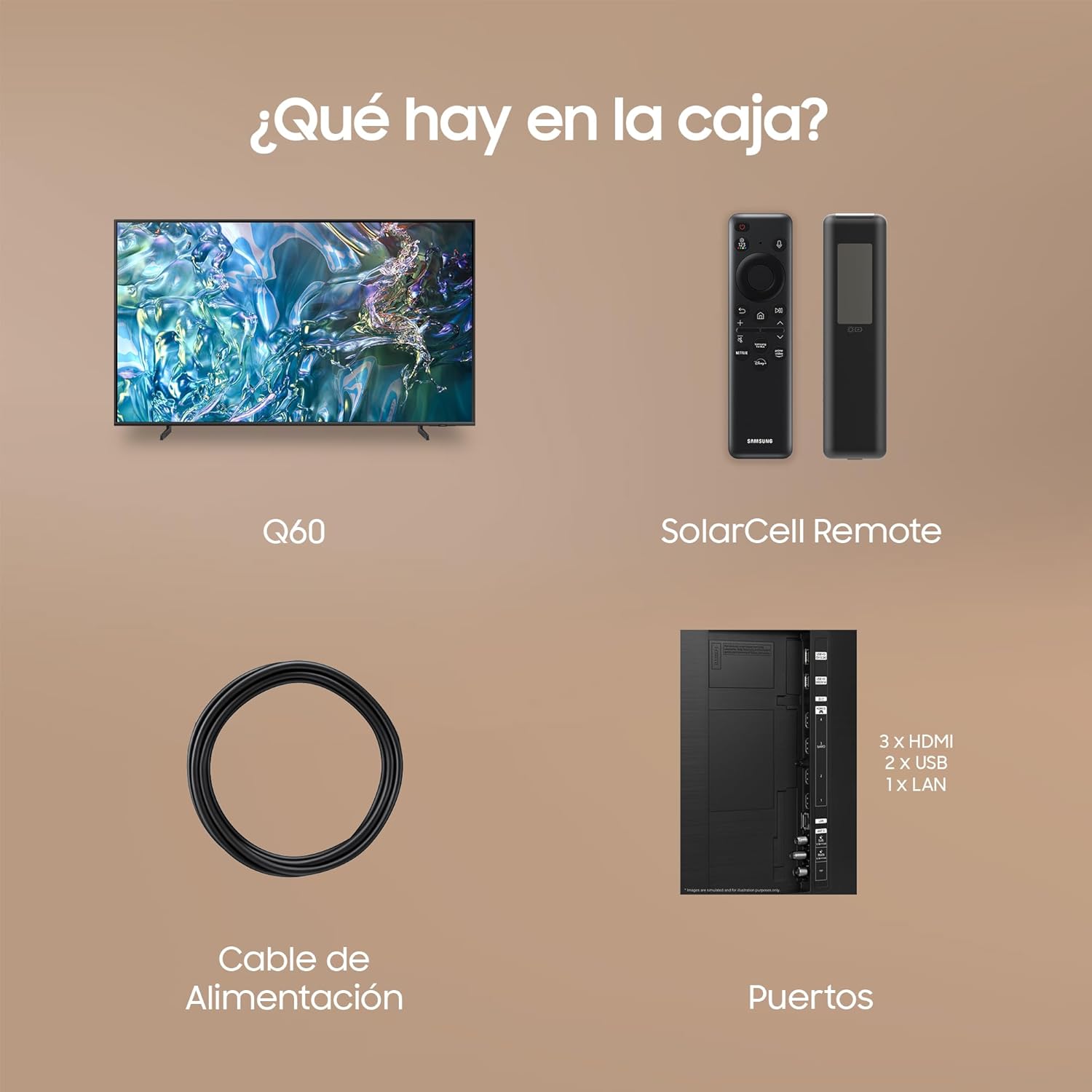 Samsung Téléviseur TQ85Q60D 85 (85 Pouces) QLED 4K Smart TV 2024