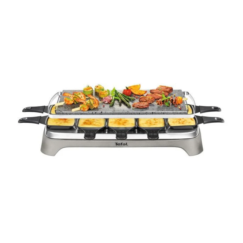 - Raclette Inox Et Design Pr457b12 Tefal