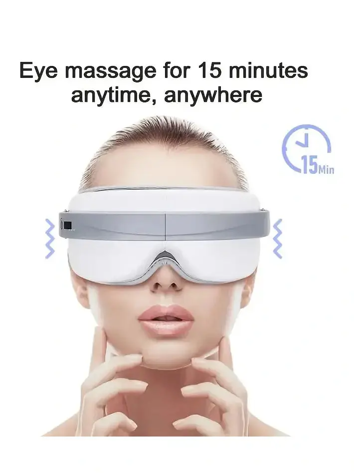 Eye Massager With Heat, BT Music Heated Eyeris 1 Massager With 4 Modes, Rechargeable Smart Eye Massager