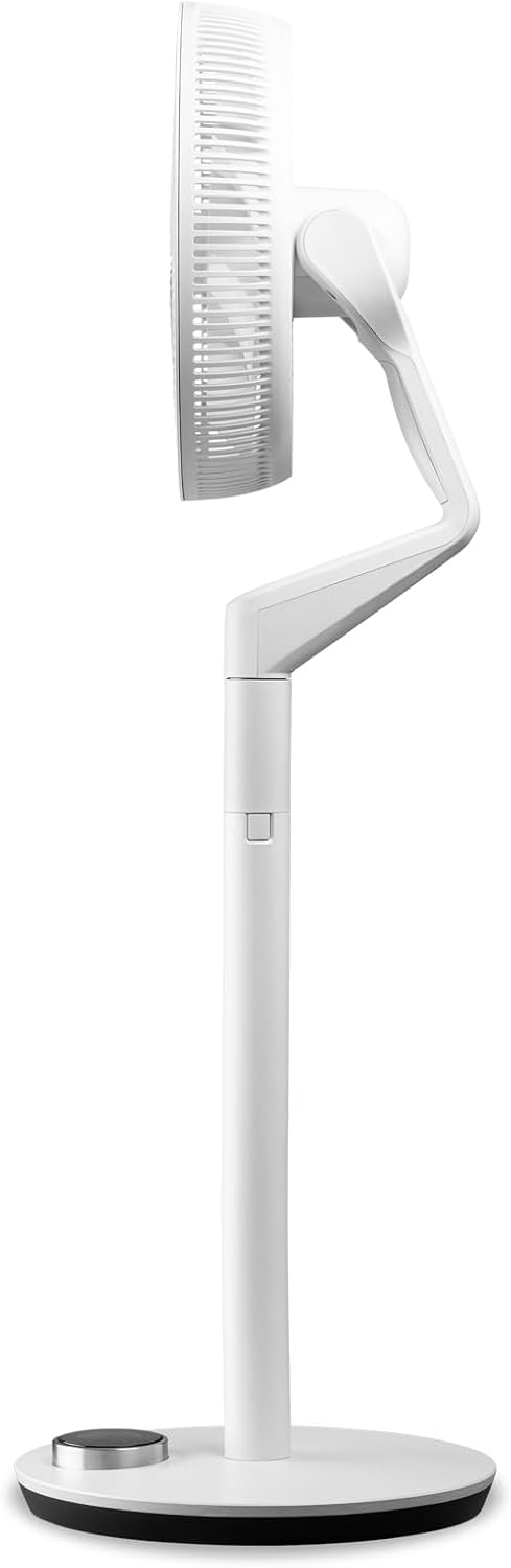 Duux whisper Flex Ultimate Blanc - Ventilateur sur pied - Ventilateur silencieux sur pied avec mode nuit et minuterie - Contrôle télécommande et smartphone - Batterie incluse
