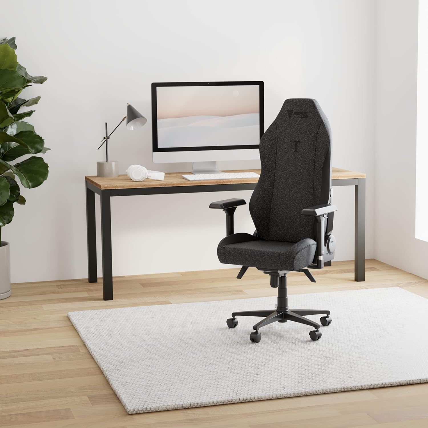 Secretlab Chaise Gaming Titan Evo Cookies & Cream - Ergonomique, Confortable et Inclinable avec Accoudoirs 4D, Appui-Tête Magnétique et Support Lombaire Intégré à 4 Directions - Gris - Tissu