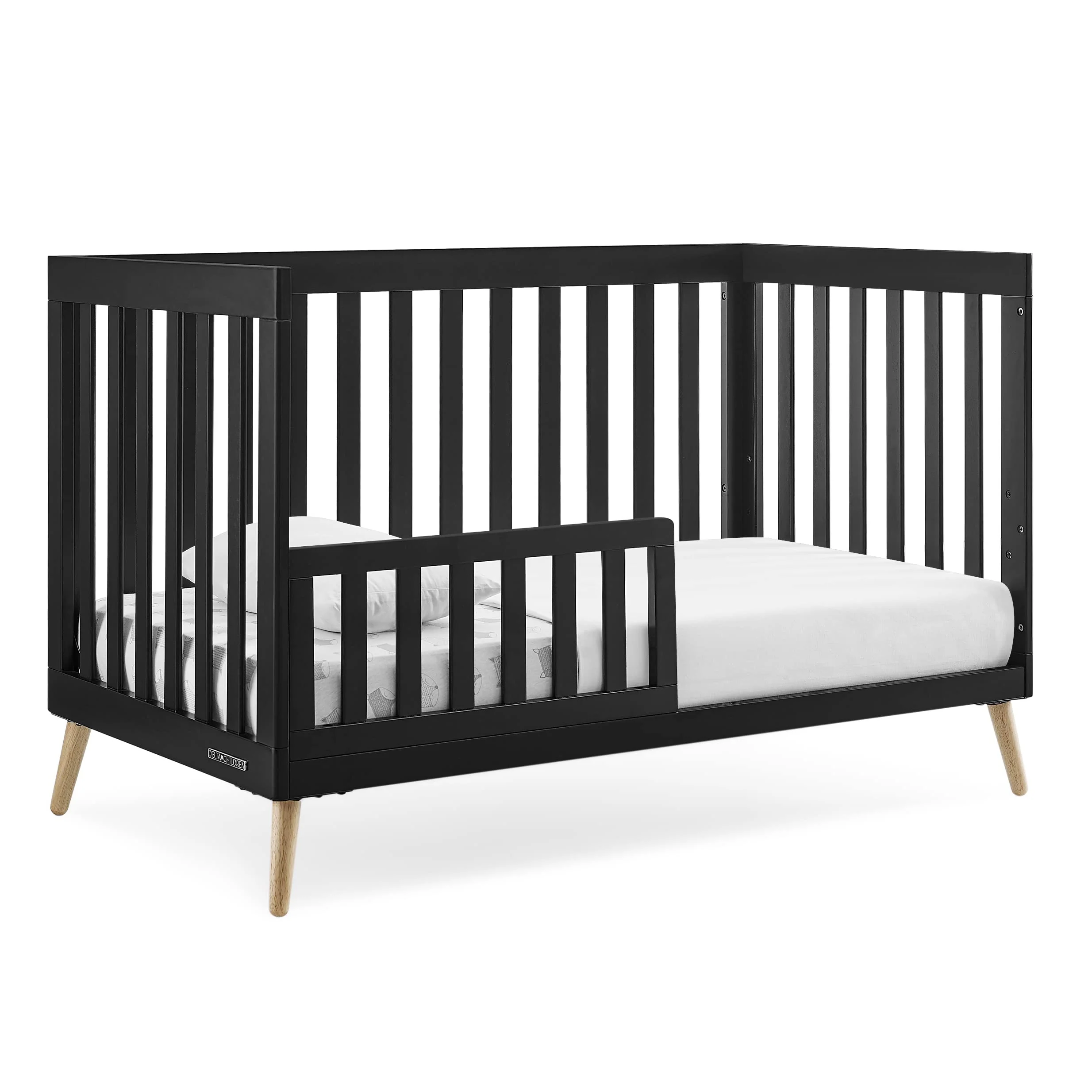 Essex 4-in-1 Convertible Baby Crib with Toddler Mattress