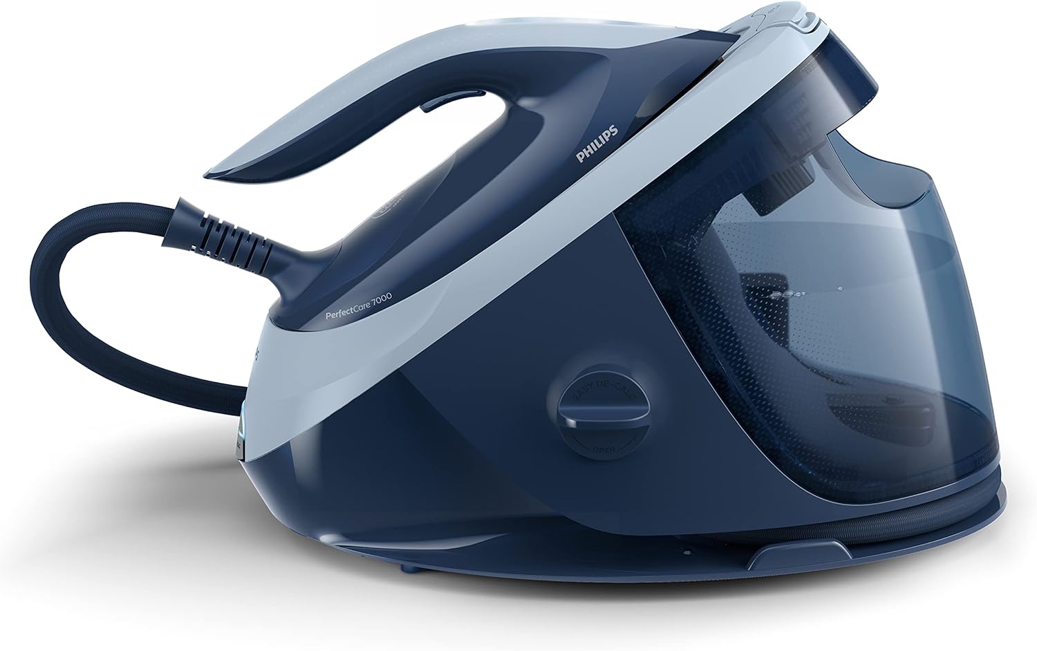 Philips Domestic Appliances PerfectCare Série 8000 PSG8140/80 Centrale Vapeur, sans réglage, Vapeur Automatique, 8,5 Bar, Effet Pressing jusqu'à 700g Noir/Or